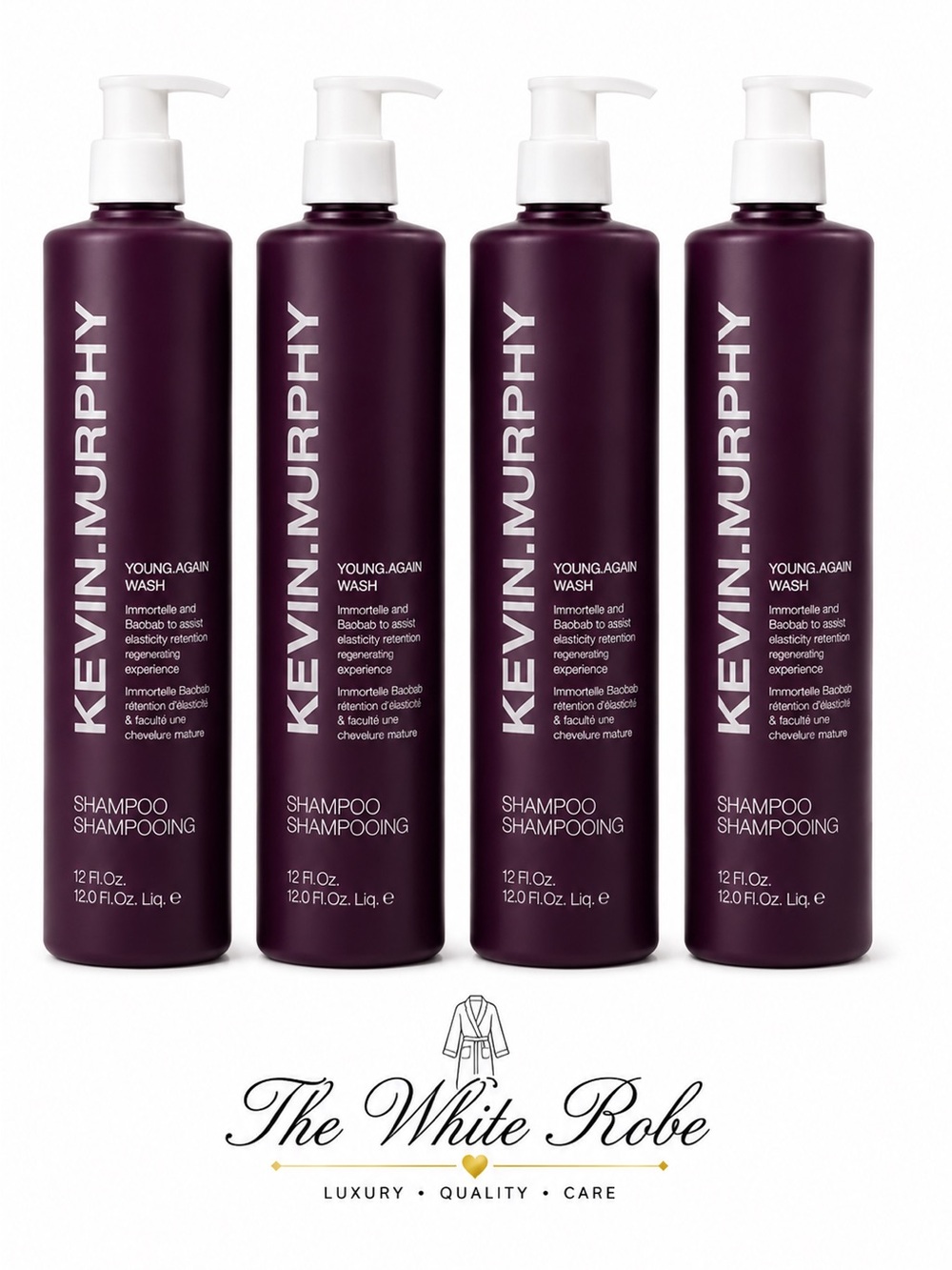 (4 PACK) KEVIN MURPHY Young.Again Wash Shampoo | Set of 4 | Luxury Salon Formula